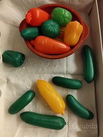 15 pezzi verdura gioco educativo 