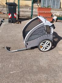 carrello per bici trasporto cani