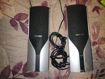casse per pc Philips ben tenute. funzionanti 
