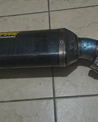 scarico akrapovic per Kawasaki zx10r 2008/2010