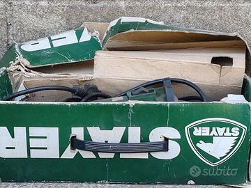 scatola verde è una smerigliatrice angolare