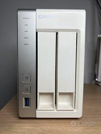 NAS Qnap TS-231 + 2xHDD da 2TB WD RED NAS