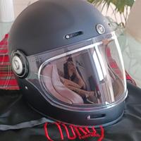 Casco moto vintage cafè racer