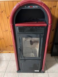 Stufa a pellet Dal Zotto Aurora 11 Kw - bordeaux