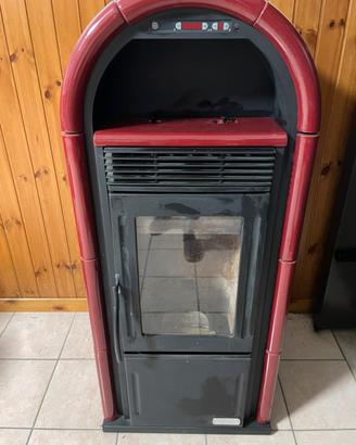 Stufa a pellet Dal Zotto Aurora 11 Kw - bordeaux