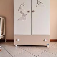 armadio camera cameretta bimbi neonati infanti