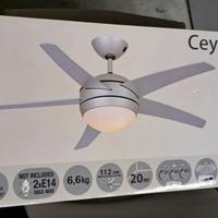 Ventilatore con luce da soffitto