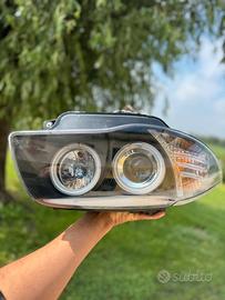 Fari Angel Eyes bmw serie 1 completo di lampadi le