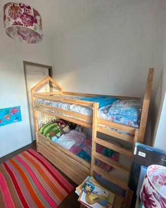 Letto a castello in legno