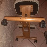 Sgabello sedia posturale ergonomica