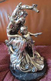scultura argentata classica 
