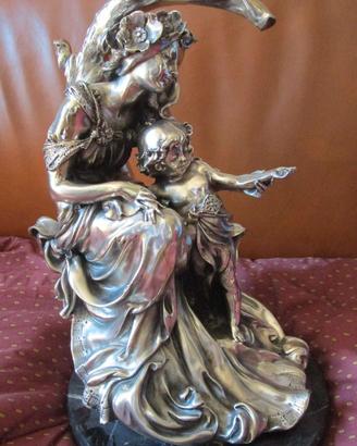 scultura argentata classica 