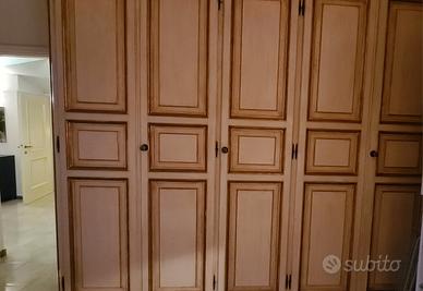 Armadio stile francese shabby color crema