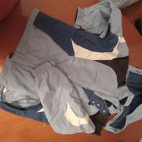 giubbotto e pantaloni da sci