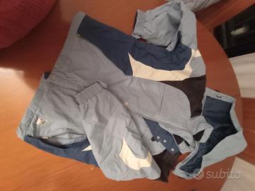 giubbotto e pantaloni da sci