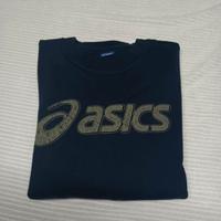 Felpa Asics bicolore,XL ,capo anni 2000