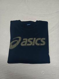 Felpa Asics bicolore,XL ,capo anni 2000