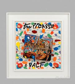 Tra Picasso e Dalt. Bruno Donzelli. Serigrafia 