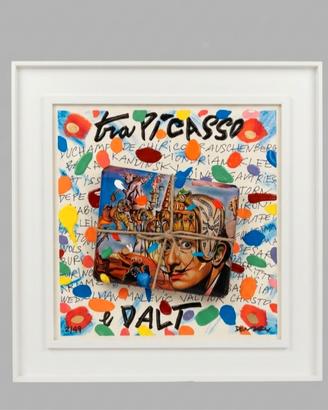 Tra Picasso e Dalt. Bruno Donzelli. Serigrafia 