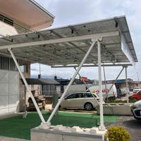Pensilina fotovoltaica per due auto 6x6 8 kw
