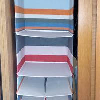 2 Organizzatori spazio armadio bambini