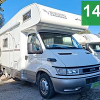 CAMPER MOBILVETTA IVECO MANSARDATO 6 POSTI LETTI D