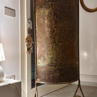 Paravento antico in ferro battuto