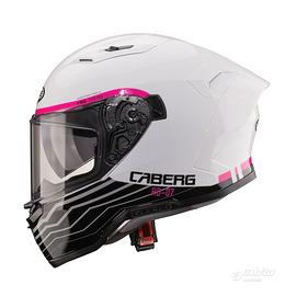 Casco Integrale CABERG Gladio WAVE ROSA BIANCO