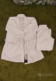 Kimono karate completo nuovo senza cartello bianco