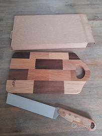 Set tagliere e coltello della linea WD lifestyle .