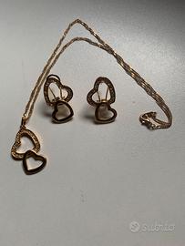 Collana con orecchini