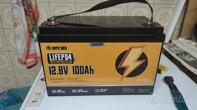 batteria litio lifeP04 100 ah 12.8v
