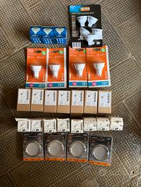 Kit 31 Lampadine e faretti a LED MR16 GU10 E27 E14