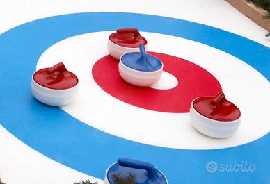 NOLEGGIO CORSIA CURLING IN GHIACCIO SINTETICO