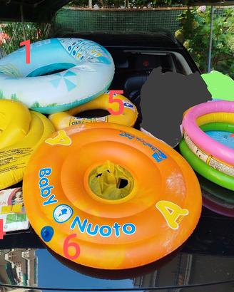 Salvagente piscinetta braccioli gonfiabili