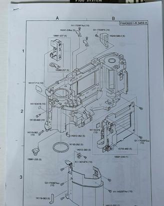 Manuale riparazione per reflex nikon F100 stampa