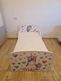 Set Cameretta Unicorno - 2 letti tavolo 2 Sedie i
