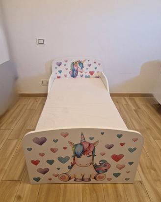 Set Cameretta Unicorno - 2 letti tavolo 2 Sedie i
