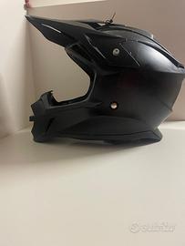 Casco cross/enduro nero opaco