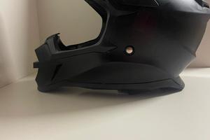 Casco cross/enduro nero opaco