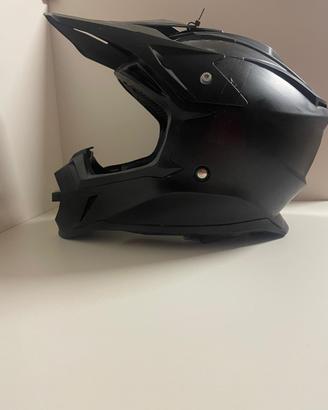 Casco cross/enduro nero opaco