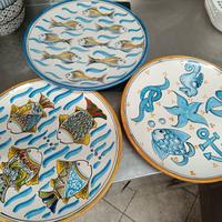Piatto in ceramica di Caltagirone