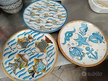Piatto in ceramica di Caltagirone