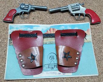 Pistole giocattolo Baby Bill e giubbe rosse