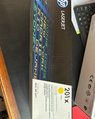 Hp laserjet cartuccia nero + yellow nuove