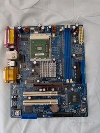 scheda madre socket A/462 + AMD Sempron + 1GB RAM