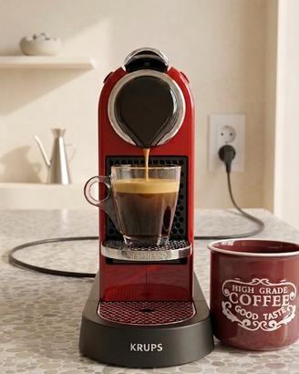 Krups Nespresso Ctiz XN741 Red + Capsule Starbucks