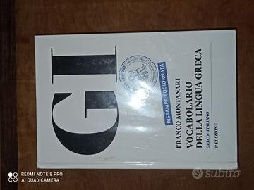 VOCABOLARIO DI GRECO GI MONTANARI FRANCO