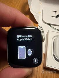 Apple Watch serie 9  45mm Cellular + LTE silver