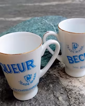 Bicchierini vintage Becherovka Czechoslovakia